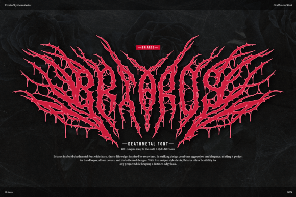 Briaros: Unleashing Brutal Aesthetics in Death Metal Design