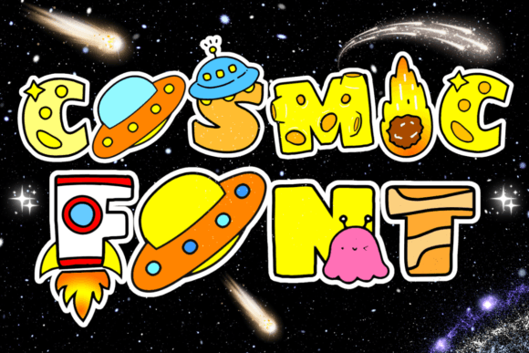 Cosmic Font: A Journey Through the Stars for Your Typography