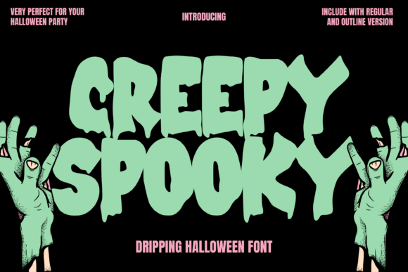 Creepy Spooky: A Professional Evaluation of a Dripping Halloween Font