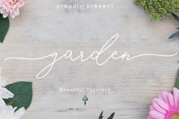Dip Into the Upscale Charm of Garden Font for Your Projects