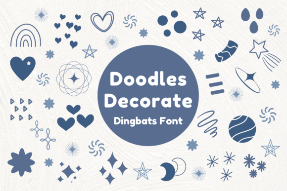 Doodles Decorate: Transforming Digital Projects with Festive Dingbats