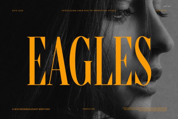 Eagles: The Timeless Appeal of a Vintage Serif Font in Modern Design