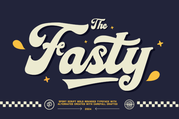 Fasty: The Script Font That Brings Baseball Nostalgia to Your Designs