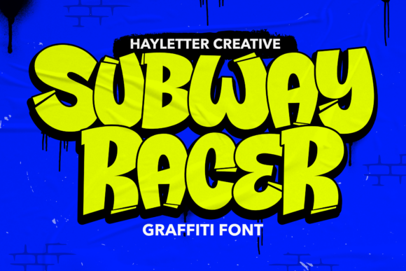 Subway Racer: A Bold Graffiti Typeface for Modern Design