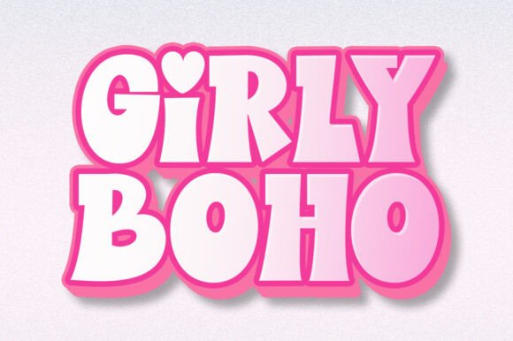Unleashing Creative Energy with the Girly Boho Font