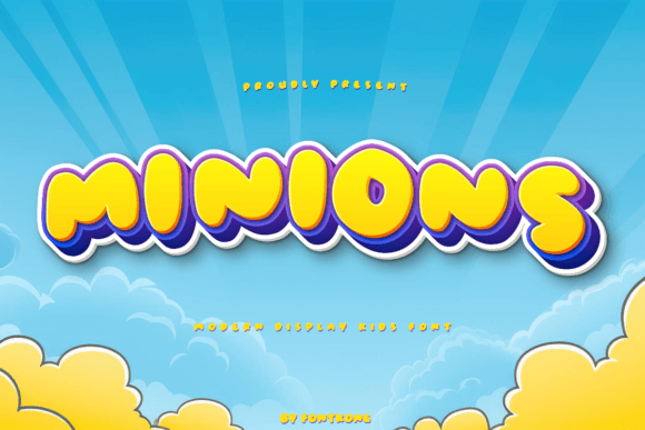 Unleashing Creativity with Minions Display Handwritten Kids Font: A Guide for Modern Designers