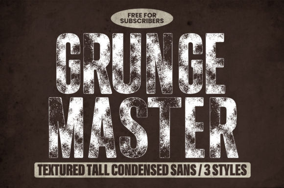 Unveiling Grunge Master: A Sans Serif with Street Cred